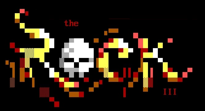 The ROCK BBS III ANSI logo