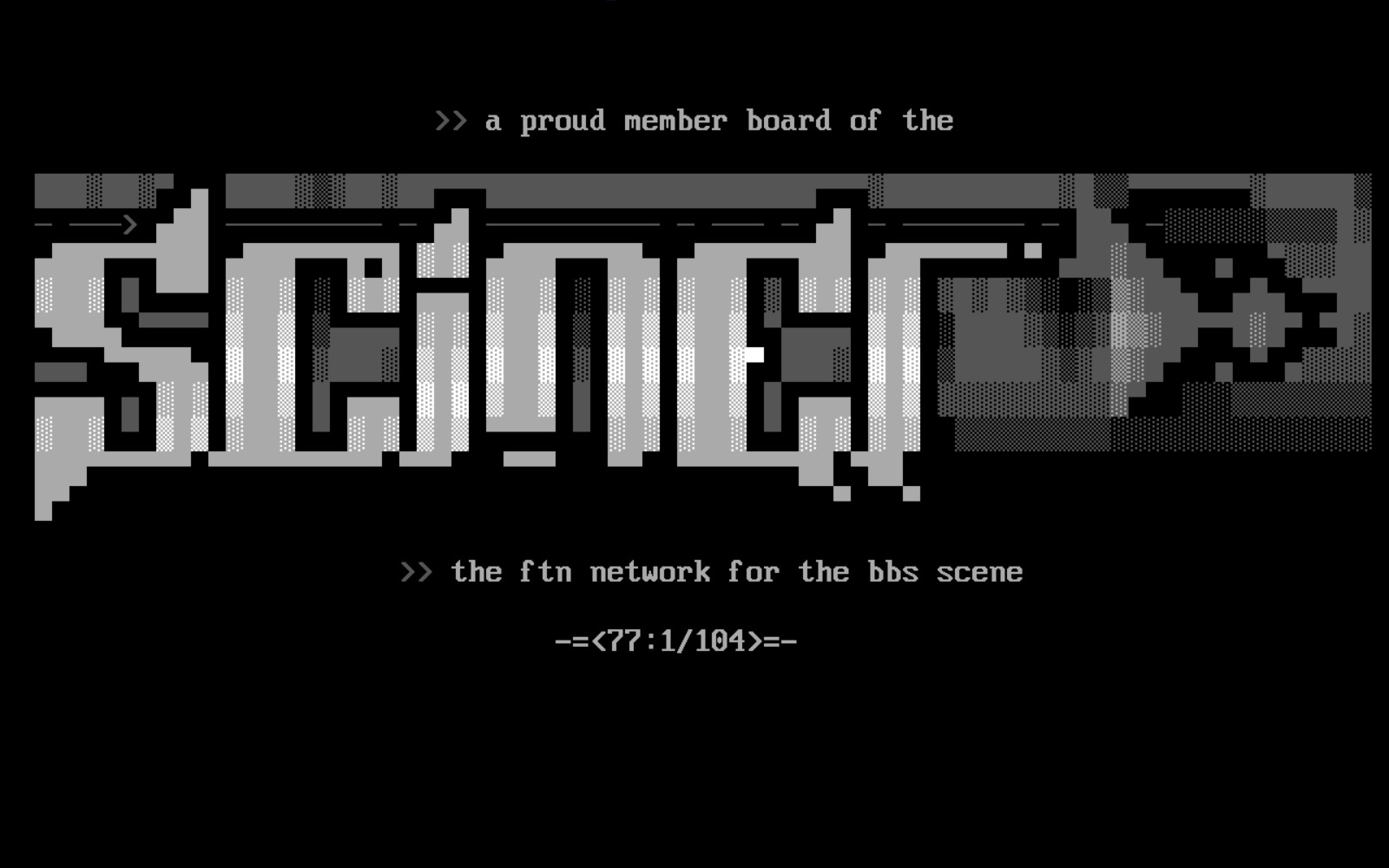 SciNet ANSI artwork